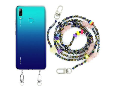 Funda cristal con Rosario smile para Huawei P Smart 2019