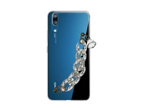 Funda cristal con Soporte diamante para Huawei P20