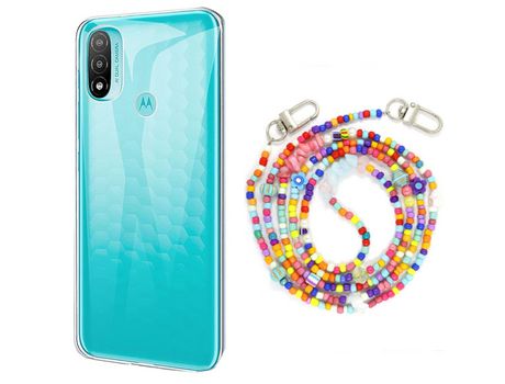 Funda cristal con Rosario colorful para Motorola Moto E20