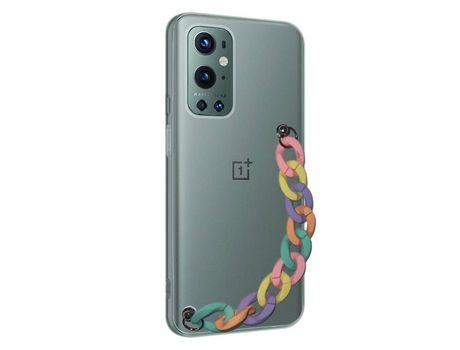 Funda cristal con Soporte rainbow para Oneplus 9 Pro