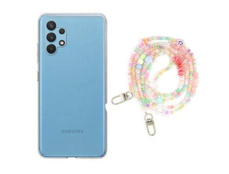 Funda cristal con Rosario baby para Samsung Galaxy A22 4G