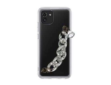 Funda cristal con Soporte diamante para Samsung Galaxy A03