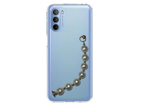 Funda cristal con Soporte pérola para Motorola Moto G31