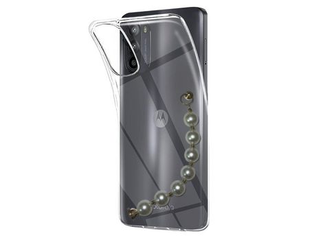 Funda cristal con Soporte pérola para Motorola Moto G52