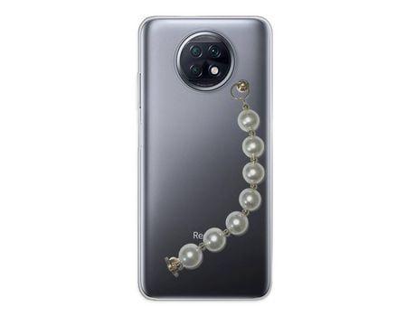 Funda cristal con Soporte pérola para Xiaomi Redmi Note 9T
