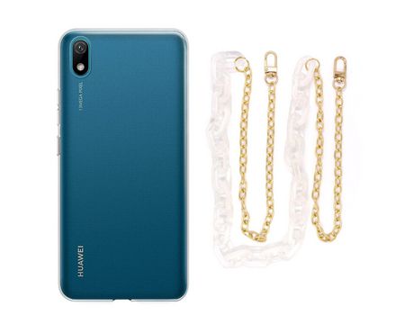 Funda cristal con Cordón Cadena Morado para Xiaomi 12 Lite