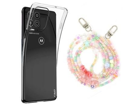 Funda cristal con Rosario baby para Motorola Moto G100