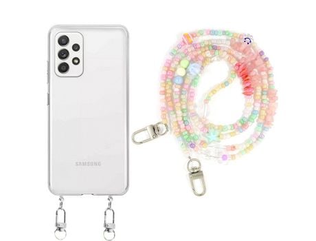 Funda cristal con Rosario baby para Samsung Galaxy A32 4G