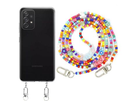Funda cristal con Rosario colorful para Samsung Galaxy A72