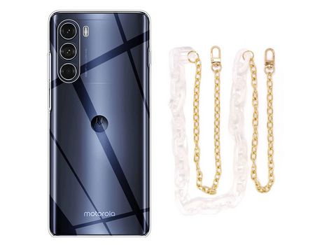 Funda cristal con Cordón Amarillo para iPhone 12 Mini