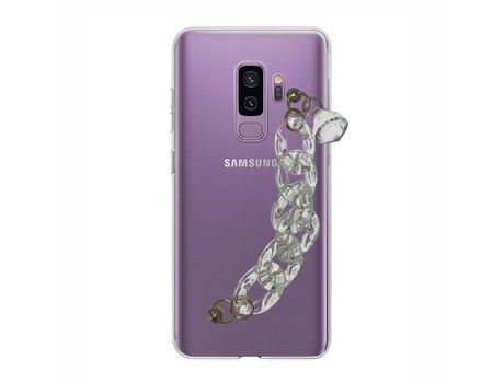 Funda cristal con Soporte diamante para Samsung Galaxy S9 Plus