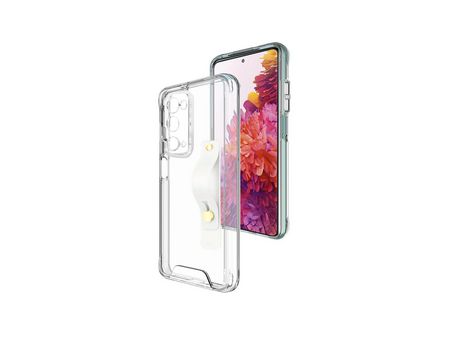 Funda acrilico Certificación militar MIL-STD 810G con Soporte Multifunción para Samsung Galaxy S20 FE Transparente
