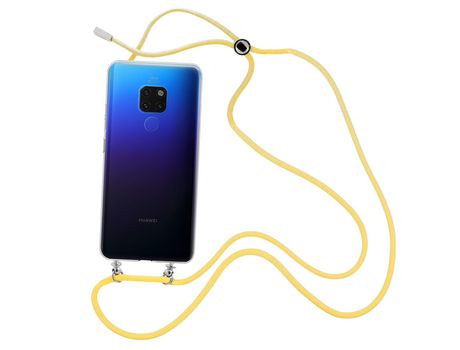 Funda cristal con Cordón Amarillo para Huawei Mate 20