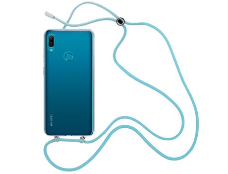Funda cristal con Cordón Cadena Marrón para Oppo A53