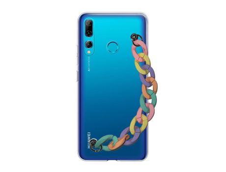 Funda cristal con Soporte rainbow para Huawei P Smart+ 2019
