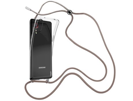 Funda cristal con Cordón Marrón para Samsung Galaxy XCover 5
