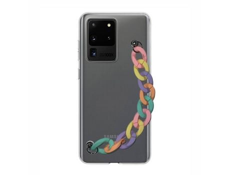 Funda cristal con Soporte rainbow para Samsung Galaxy S20 Ultra