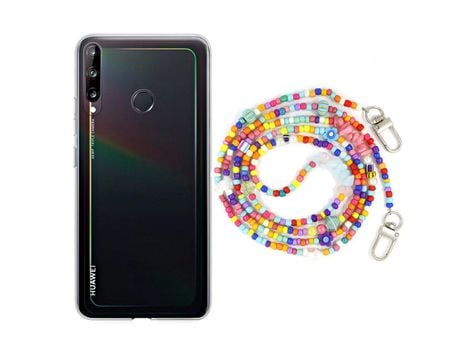 Funda cristal con Rosario colorful para Huawei P40 Lite E
