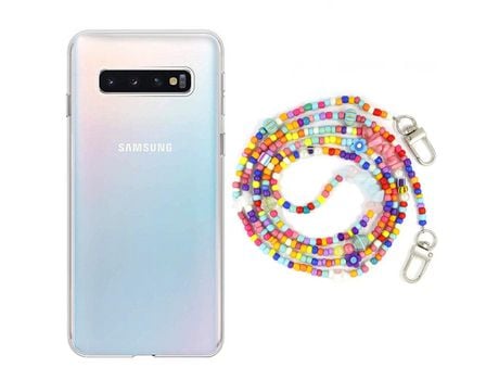 Funda cristal con Rosario colorful para Samsung Galaxy S10 Plus
