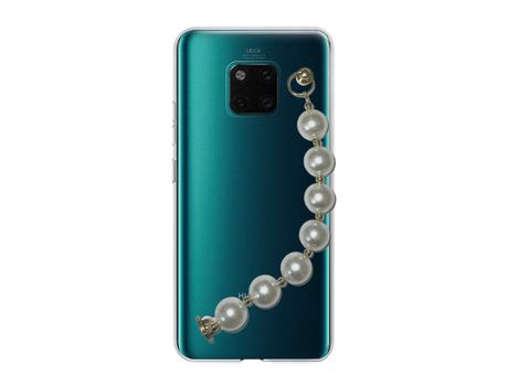 Funda cristal con Soporte pérola para Huawei Mate 20 Pro
