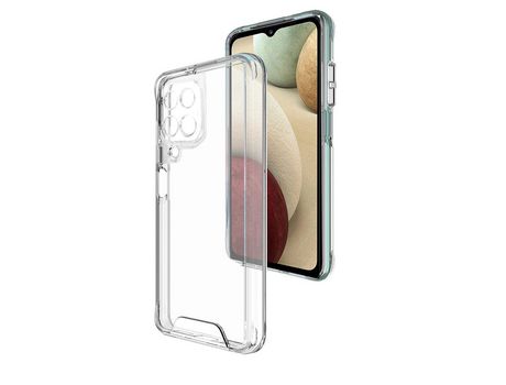 Funda acrilico Certificación militar MIL-STD 810G para Samsung Galaxy A12 5G Transparente
