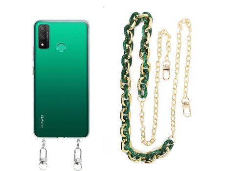 Funda cristal con Cordón Cadena Negro para Xiaomi Redmi Note 8 Pro