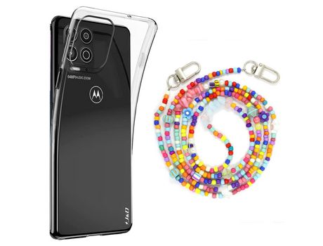 Funda cristal con Rosario colorful para Motorola Moto G100