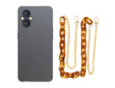 Funda cristal con Cordón Marrón para Google Pixel 4A 4G