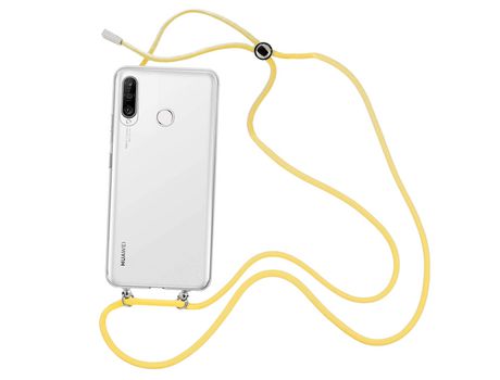Funda cristal con Cordón Amarillo para Huawei P30 Lite
