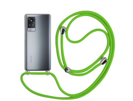 Funda cristal con Cordón verde para Vivo X60 pro