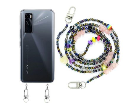 Funda cristal con Rosario smile para Vivo Y70