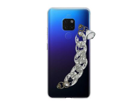 Funda cristal con Soporte diamante para Huawei Mate 20