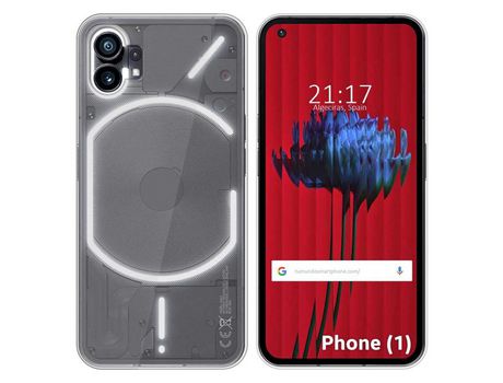 Funda Silicona Gel TPU Transparente para Nothing Phone 1