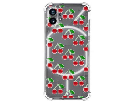 Funda Silicona Antigolpes para Nothing Phone 1 diseño Cerezas Dibujos