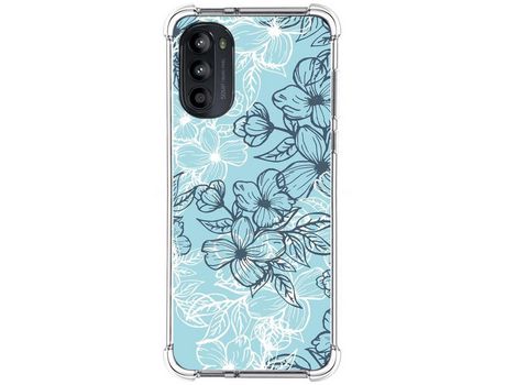 Funda Silicona Antigolpes para Motorola Moto G52 4G diseño Flores 03 Dibujos