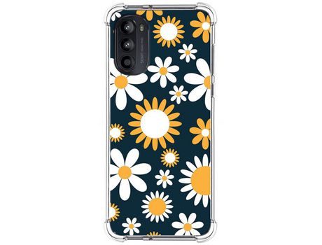 Funda Silicona Antigolpes para Motorola Moto G52 4G diseño Flores 08 Dibujos