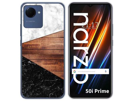 Funda Silicona para Realme Narzo 50i Prime diseño Mármol 11 Dibujos