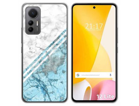 Funda Silicona para Xiaomi 12 Lite 5G diseño Mármol 02 Dibujos