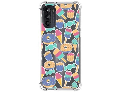 Funda Silicona Antigolpes para Motorola Moto G52 4G diseño Dulces 02 Dibujos