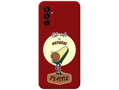 Funda Silicona Líquida Roja para Samsung Galaxy M13 4G diseño Culo Natural Dibujos