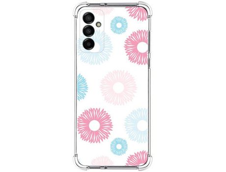 Funda Silicona Antigolpes para Samsung Galaxy M13 4G diseño Flores 06 Dibujos