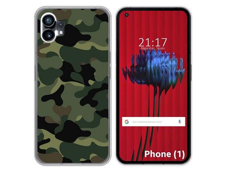 Funda Silicona para Nothing Phone 1 diseño Camuflaje Dibujos