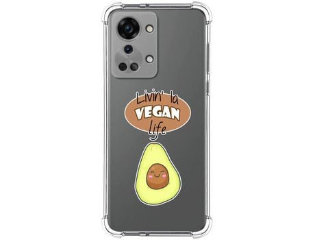 Funda Silicona Antigolpes para OnePlus Nord 2T 5G diseño Vegan Life Dibujos