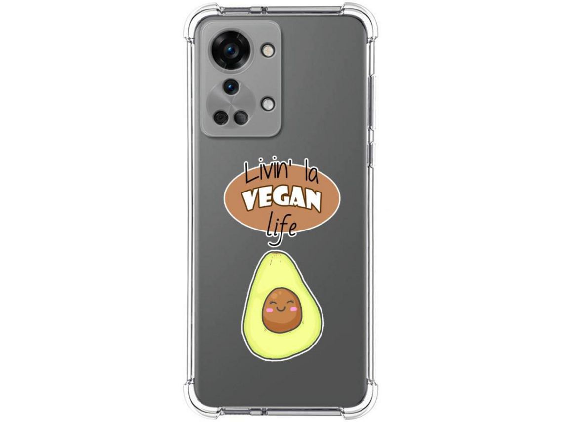 Funda Silicona Antigolpes para OnePlus Nord 2T 5G diseño Vegan Life Dibujos
