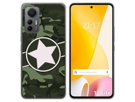 Funda Silicona para Xiaomi 12 Lite 5G diseño Camuflaje 01 Dibujos