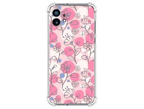 Funda Silicona Antigolpes para Nothing Phone 1 diseño Flores 07 Dibujos