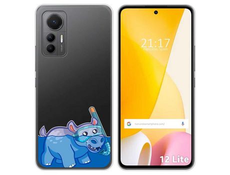 Funda Silicona Transparente para Xiaomi 12 Lite 5G diseño Hipo Dibujos