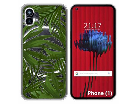 Funda Silicona Transparente para Nothing Phone 1 diseño Jungla Dibujos