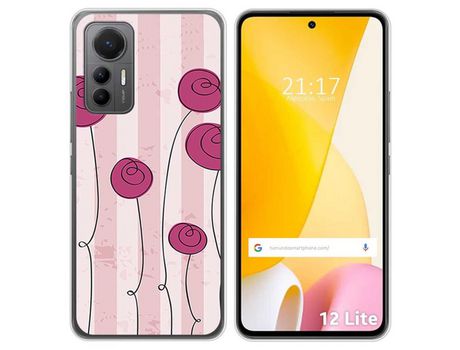 Funda Silicona para Xiaomi 12 Lite 5G diseño Flores Vintage Dibujos