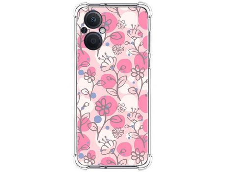 Funda Silicona Antigolpes para Oppo Reno 8 Lite 5G diseño Flores 07 Dibujos
